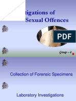 Investigations of Sexual Offences