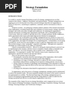Download Formulation of Strategy by Sachin Saini SN14459656 doc pdf