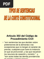3-Tipos de Sentencias de La Corte Constitucional