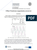 3-Phase Transformer Magnetization Current Test