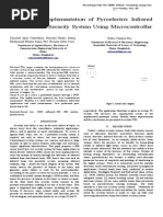 Design and Implementation of Pyroelectric Infrared Sensor Based Security System Using Microcontroller