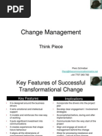 Change Management: Think Piece