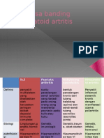 Diagnosa Banding Rheumatoid Artritis