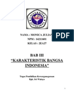 Bab III Karakteristik Bangsa Indonesia