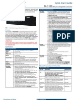 AMX NI 3100NetLinx - QSG PDF