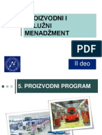 Proizvodni i Usluzni Menadzment