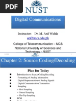 Digital Communications: Instructor: Dr. M. Arif Wahla