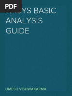 Download Ansys Basic Analysis Guide by Umesh Vishwakarma SN144635033 doc pdf