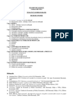 Microeconomie - tematica LICENTA 2012