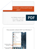 Pasos Para Entrar a Microsoft Excel