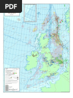 North Sea Oil and Gas Wall Map