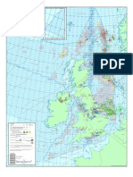 North Sea Oil and Gas Wall Map