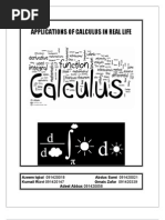 Applications of Calculus in Real Life