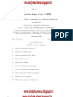 Basic Civil and Mechanical Nov-Dec-2009 Question Paper Studyhaunters