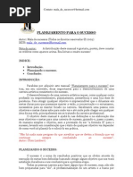 Planejamento Para o Sucesso