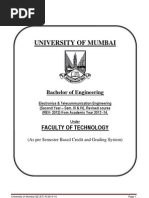 Mumbai University Sem III-IV Electronics and Telecommunication Engg