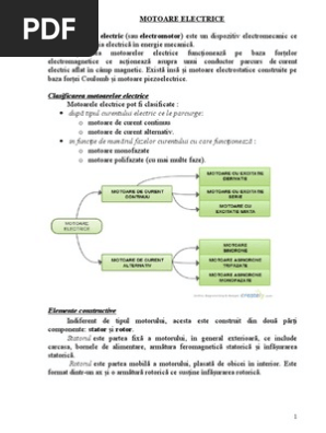 Referat Motoare Electrice