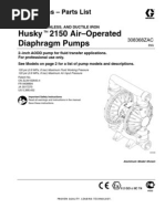 Graco Husky 2150 Diaphragm Pump Manual: ALUMINUM, STAINLESS, AND DUCTILE IRON