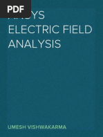 Download Ansys Electric Field Analysis by Umesh Vishwakarma SN144664909 doc pdf