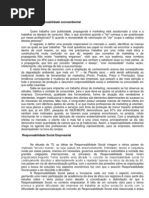 Marketing e Responsabilidade Socioambiental - Tiago