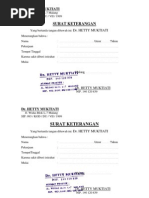 Surat Keterangan Sakit
