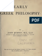 Early Greek Philosophy - John Burnet (1908)
