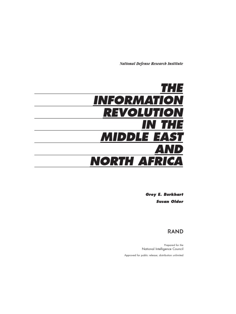 THE Information Revolution in The Middle East AND North Africa | PDF ...