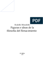 Mondolfo, Rodolfo - Figuras e Ideas de La Filosofia Del Renacimiento