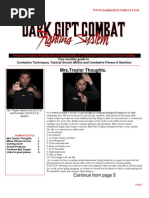 Reality Based Combatives Dark Gift Combat  issue3