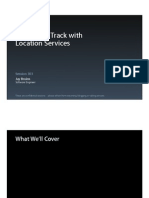 Session 303 - Staying on Track With Location Services
