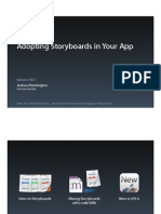 Session 407 - Adopting Storyboards in Your App