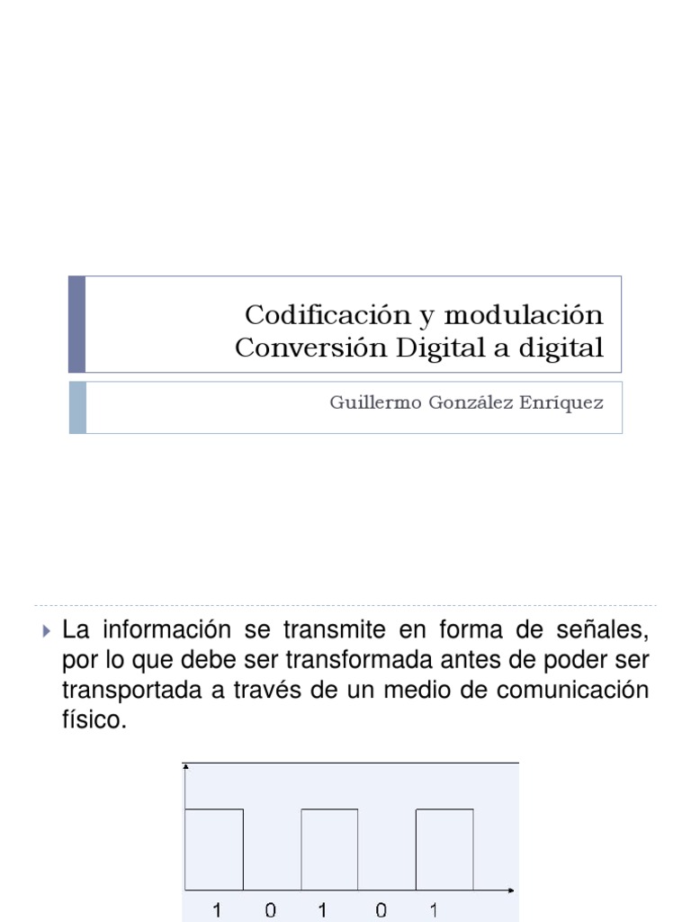 Codificación y Modulación | PDF