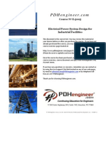 Electrical Power System Design For Industrial Facilities