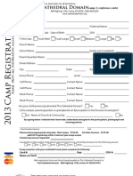 Senior Conference 2013 Forms