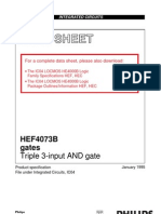 Data Sheet: HEF4073B Gates