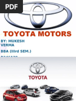 TOYOTA MOTORS