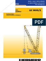 Liebherr LR1400 Technical Data