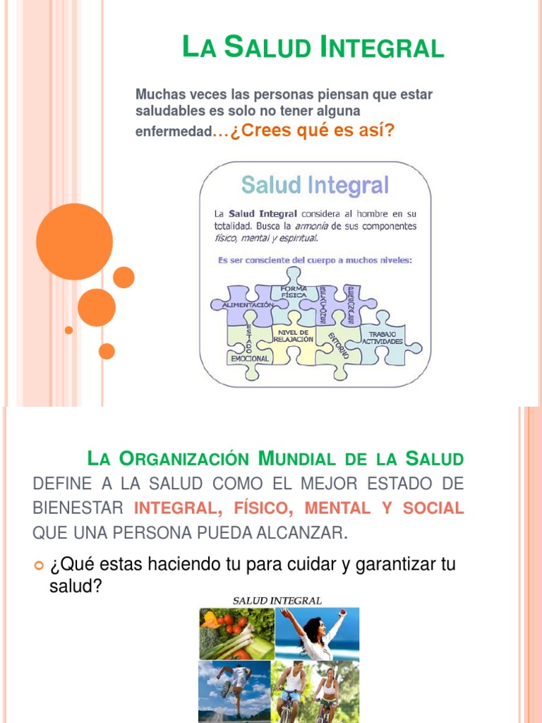 La Salud Integral