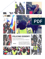 Policing Dissent:: Police Surveillance of Lawful Political Activity in Boston