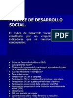 Indice de Desarrollo Social