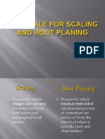 Rationale For Scaling and Root Planing