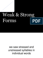 Weak & Strong Forms