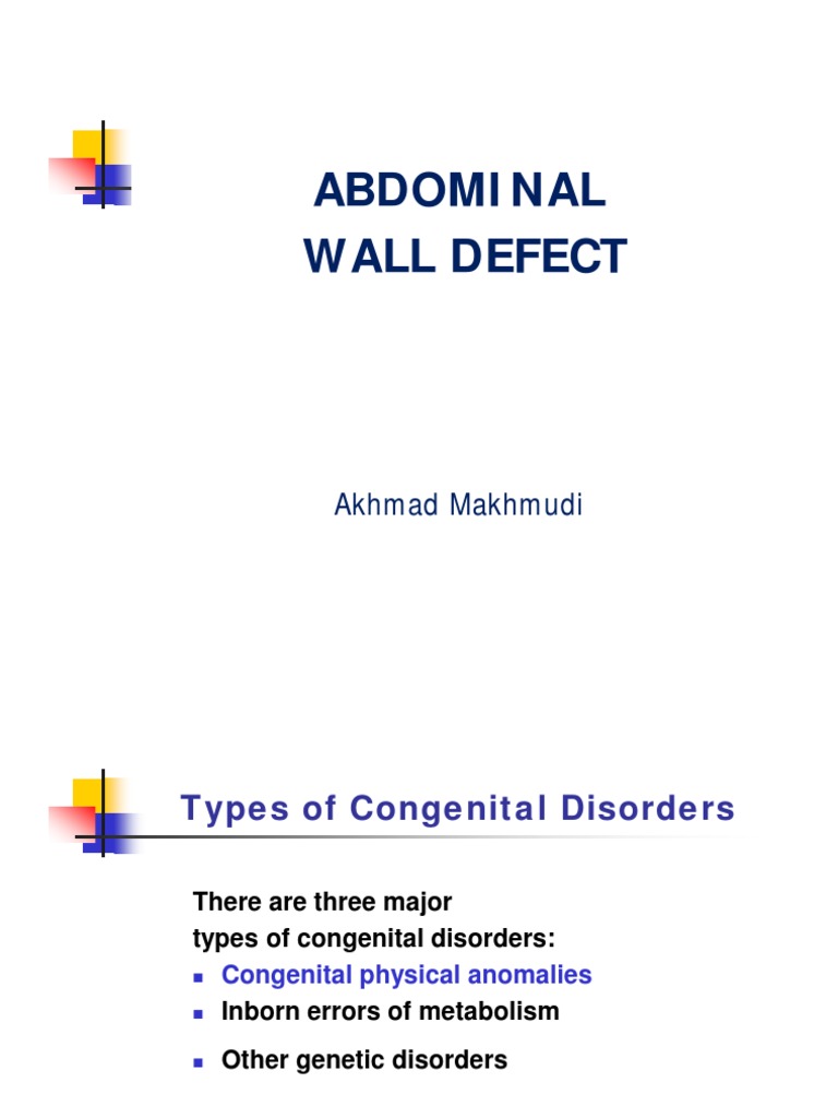 4-2 Abdominal Wall Defects | PDF | Developmental Biology | Anatomy