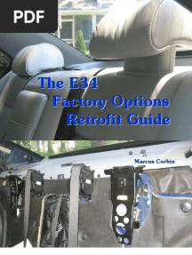BMW E34 Factory Options Retrofit Guide