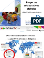 Proyectos Colaborativos Globales de ePals, para EdukaTIC2013