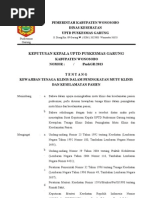 Download 911a Sk Kewajiban Tenaga Klinis Dalam Peningkatan Mutu Klinis Dan Keselamatan Pasien by Irma Sulistyo Drg SN144814068 doc pdf