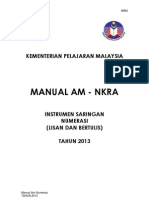 manual Numerasi 2013