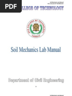 Soil Mechanics Laboratory Manual