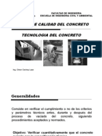 Control de Calidad Del Concreto