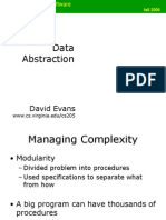 Data Abstraction: David Evans